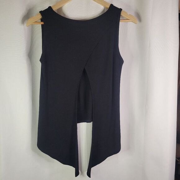 Crossback Viscose Jersey Waterfall Tank - Picture 4 of 11